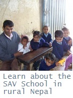 SAV School in Nepal