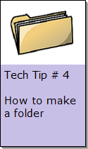 How to make a folder