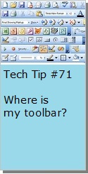 Where is my toolbar