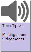 Adjusting the sound on your computer